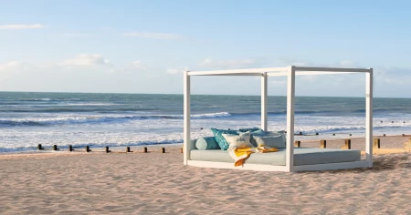 Bali Outdoor Four Poster Canopy Bed